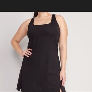 Old Navy Active Black Powersoft Athletic Dress